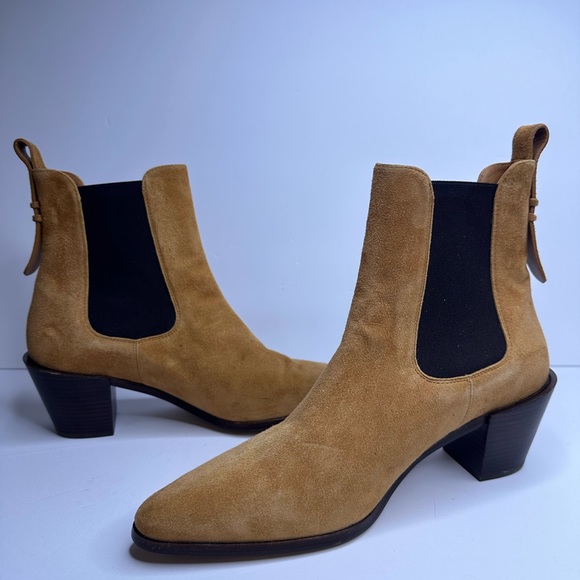 NWOB Frame Le Lexington Suede Chelsea boots - Picture 6 of 12